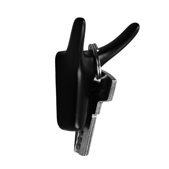 Крючок мебельный CAPPIO OX, двухрожковый, черный Крючок мебельный CAPPIO OX, двухрожковый, черный