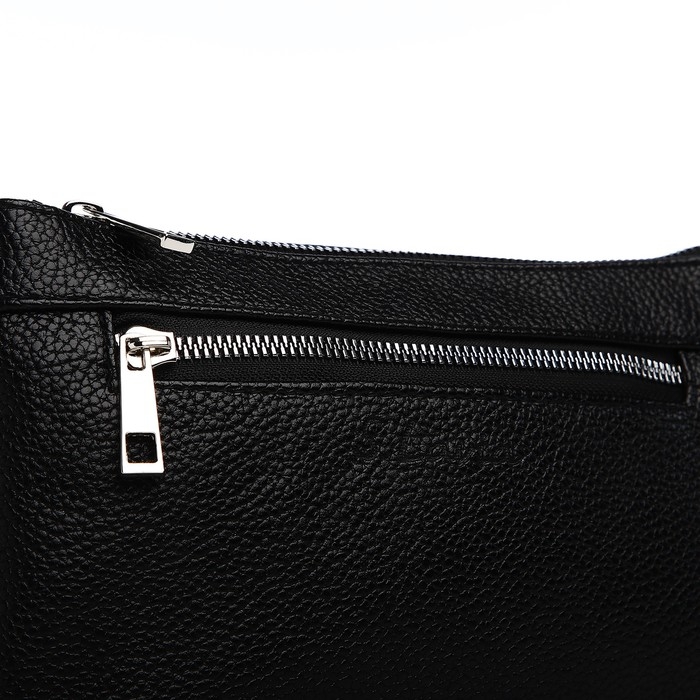 Сумка кросс-боди на молнии, цвет чёрный Сумка кросс-боди на молнии, цвет чёрный