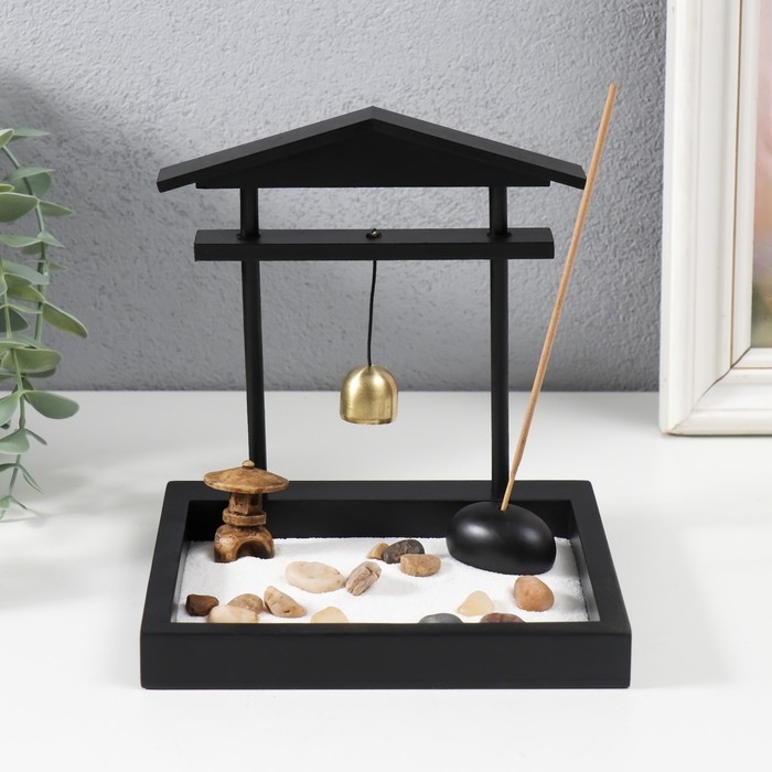 Сад Дзен  Сад Дзен "Колокол" песок+камни 15х14х13 см