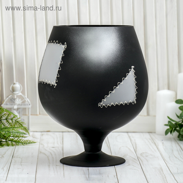 Ваза Ваза " Моруа" бренди бокал на ножке h=29см, d=17см, v=7л