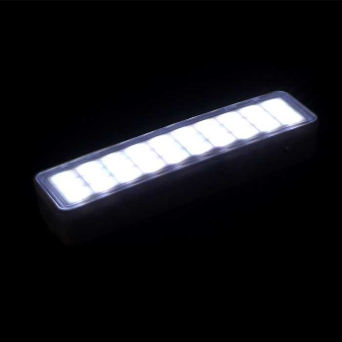 Светильник аварийный светодиодный, 30 LED, 3 Вт, AC/DC, 220 В, аккум. Lead Acid, белый Светильник аварийный светодиодный, 30 LED, 3 Вт, AC/DC, 220 В, аккум. Lead Acid, белый