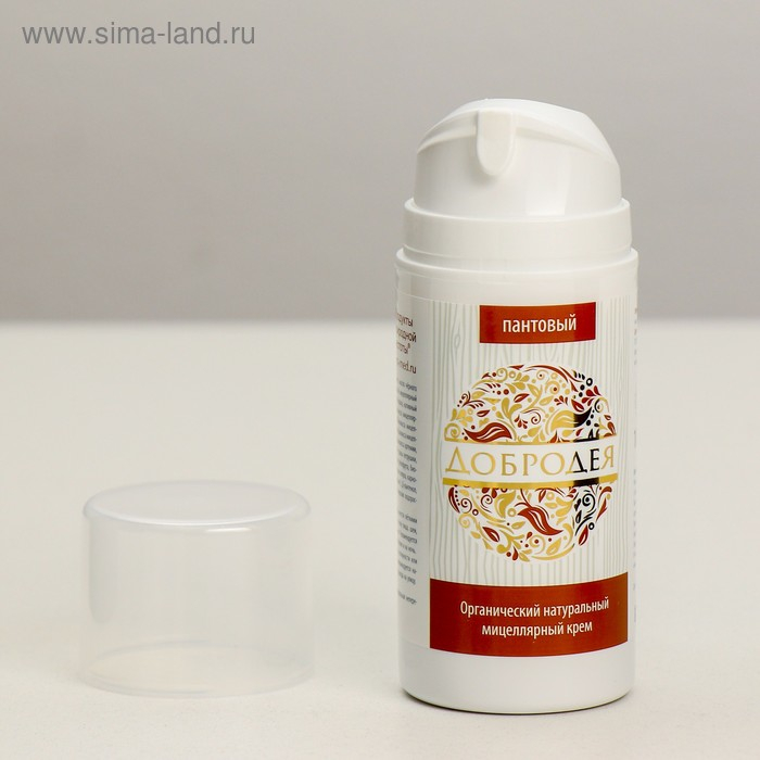 Органический натуральный крем Органический натуральный крем "Добродея" пантовый в мицеллярной форме 100 мл