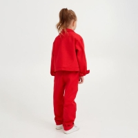 Жакет для девочки MINAKU: Casual collection KIDS, цвет красный, рост 128 см
