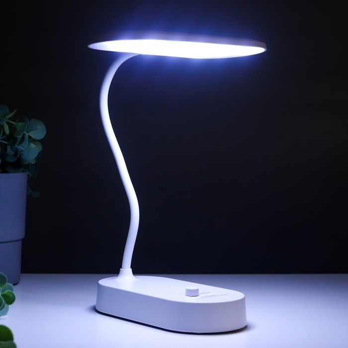 Настольная лампа 16817/1 LED 5Вт USB белый 18,8х8,5х36,5 см RISALUX