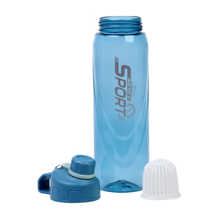 Бутылка для воды, 1 л, SPORT, голубая Бутылка для воды, 1 л, SPORT, голубая