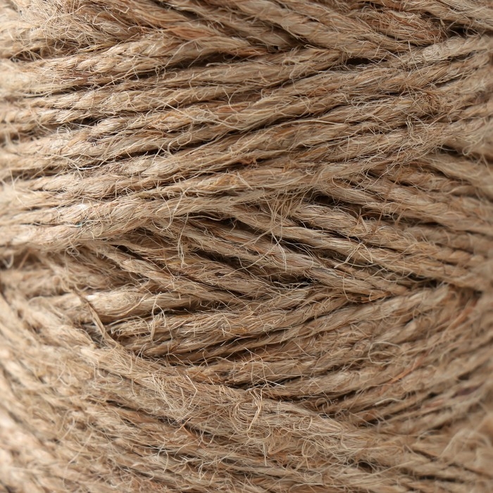Шпагат джутовый декоративный 3 мм. 50м
