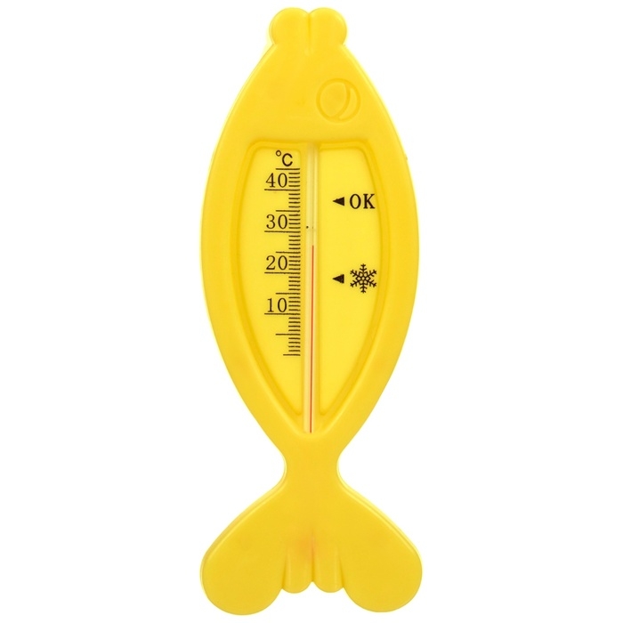 Термометр для ванной «Рыбка», цвет жёлтый Термометр для ванной «Рыбка», цвет жёлтый