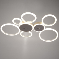 Люстра с ПДУ 2038/6 LED 172Вт белый 81х66х4,5 см BayerLux