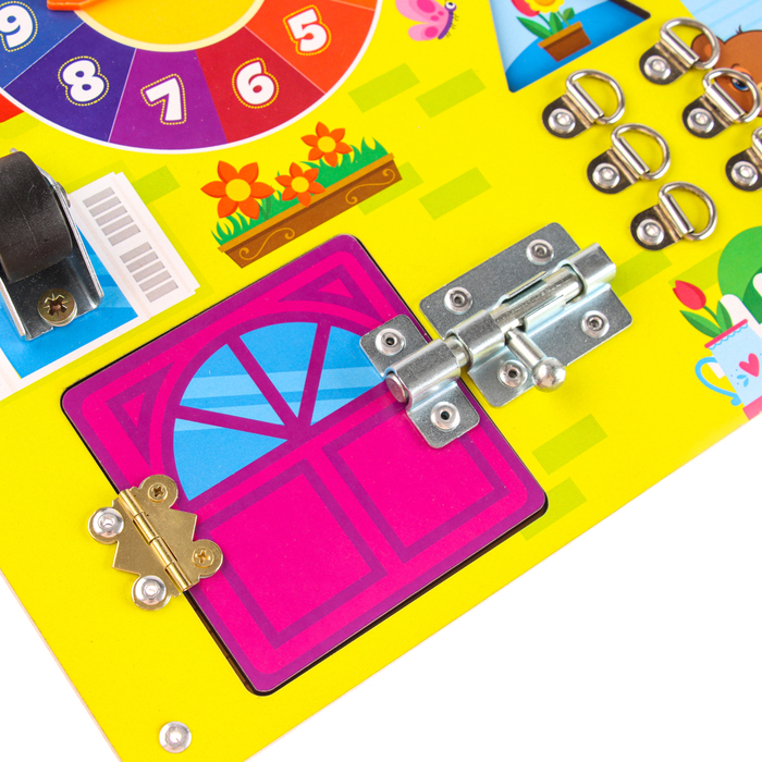 Бизиборд «Весёлый дом» Бизиборд «Весёлый дом»