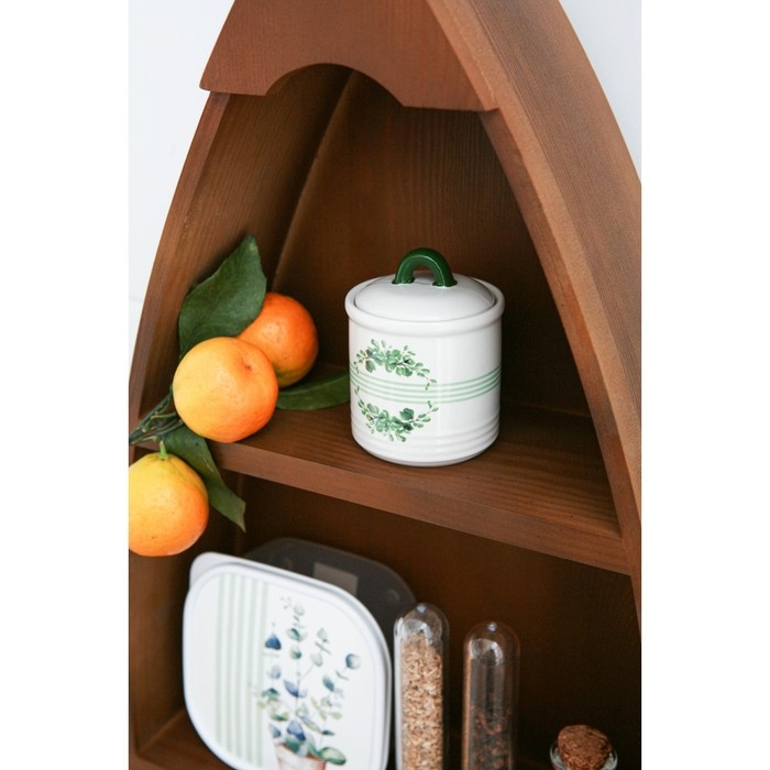 Сахарница керамическая Доляна «Эвкалипт», 150 мл, d=7 см Сахарница керамическая Доляна «Эвкалипт», 150 мл, d=7 см