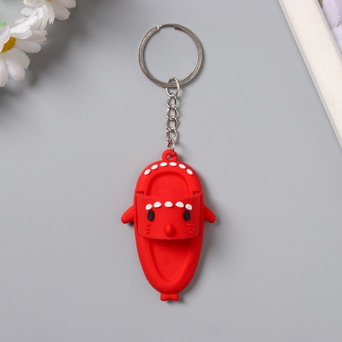 Брелок резина  Брелок резина "Сланец зубастый" МИКС 6х4 см