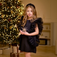 Платье для девочки MINAKU: PartyDress цвет чёрный, рост 116