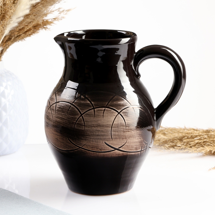 Кувшин Кувшин "Гончарный" 1л / 18-20х14-16см, старина