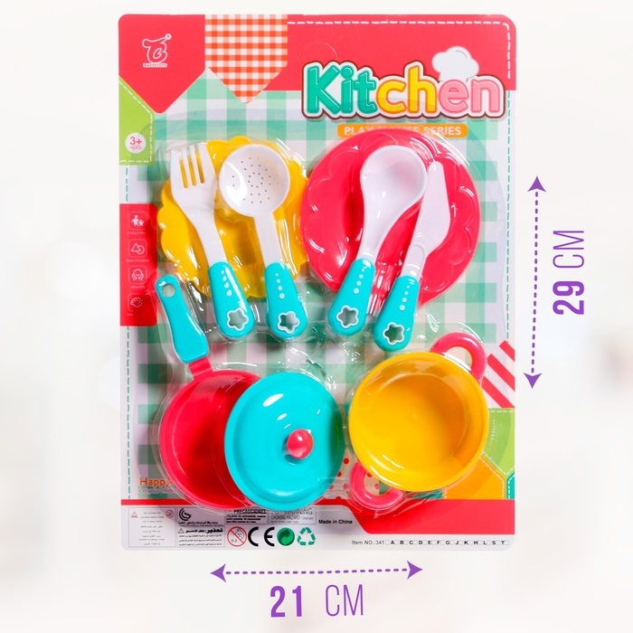 Набор посуды «Мой повар» на блистере Набор посуды «Мой повар» на блистере