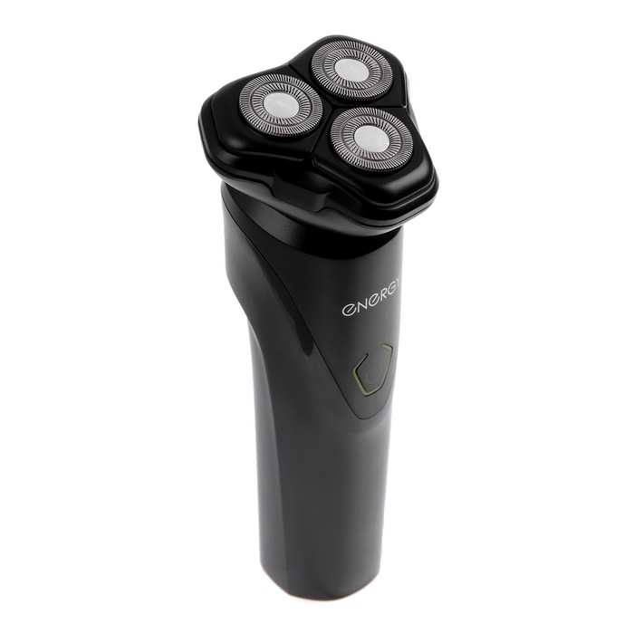 Электробритва Energy EN-726, 3 Вт, роторная, 3 головки, влажное бритьё, от АКБ, чёрная Электробритва Energy EN-726, 3 Вт, роторная, 3 головки, влажное бритьё, от АКБ, чёрная