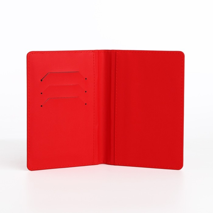 Обложка для паспорта, цвет красный Обложка для паспорта, цвет красный