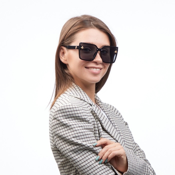 Очки солнцезащитные Очки солнцезащитные "OneSun", uv 400, дужка 14.2 см, ширина 14.2 см, линза 5.7 х 6.5 см