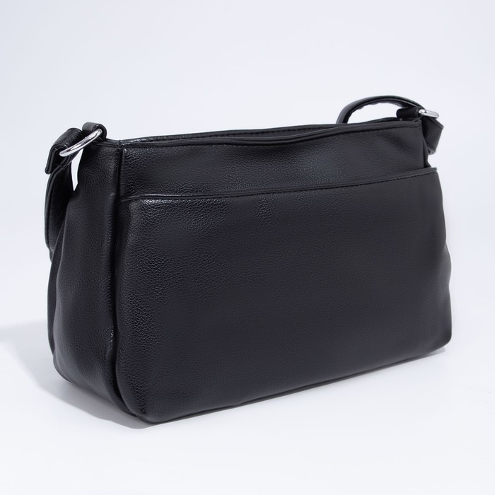 Сумка кросс-боди на молнии, цвет чёрный Сумка кросс-боди на молнии, цвет чёрный