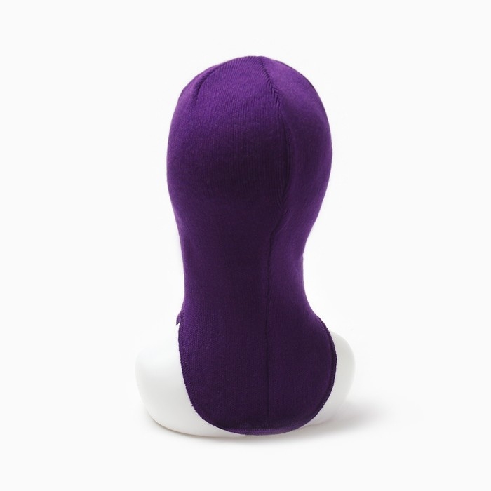 Шапка-шлем для девочки, цвет фиолетовый, размер 42-46 Шапка-шлем для девочки, цвет фиолетовый, размер 42-46