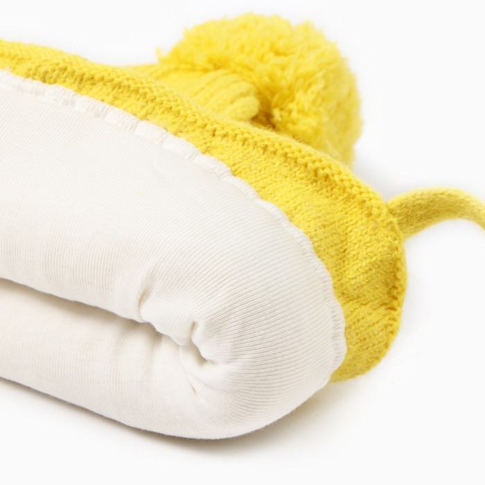 Шапка детская, цвет жёлтый, размер 52-54 Шапка детская, цвет жёлтый, размер 52-54