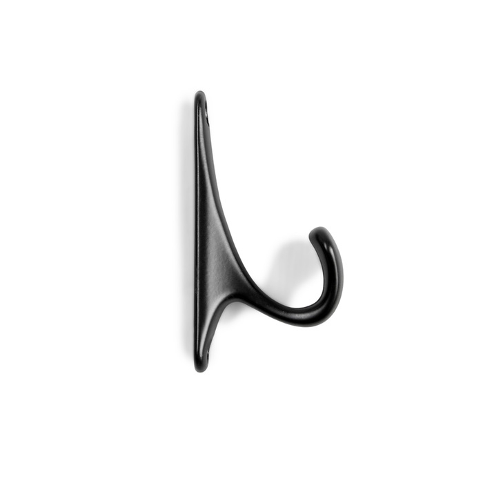 Крючок мебельный CAPPIO DAWN, однорожковый, черный Крючок мебельный CAPPIO DAWN, однорожковый, черный
