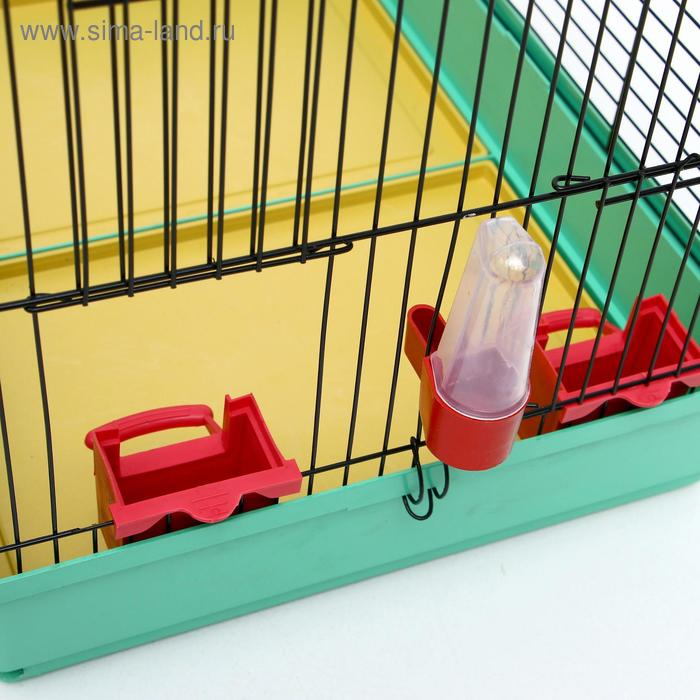 Клетка Клетка "Грация", 4 яруса, 50 х 36 х 65 см, микс цветов