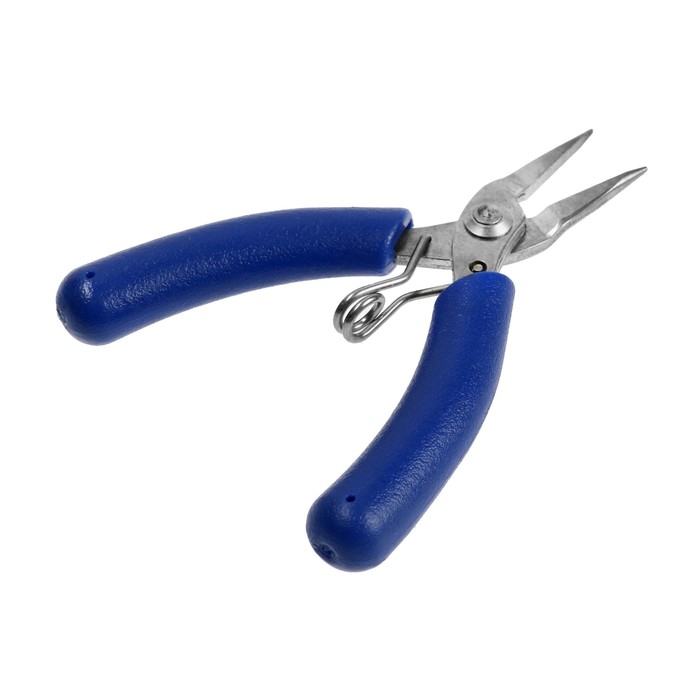 Длинногубцы для электроники, ТУНДРА mini, нерж. сталь, противоскользящие рукоятки, 90 мм Длинногубцы для электроники, ТУНДРА mini, нерж. сталь, противоскользящие рукоятки, 90 мм