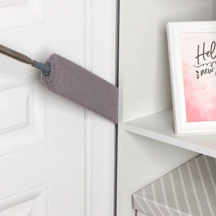 Щётка для пыли Raccoon, плоская насадка 40×7,5 см, пушистая насадка 41×13 см, телескопическая ручка 230 см Щётка для пыли Raccoon, плоская насадка 40×7,5 см, пушистая насадка 41×13 см, телескопическая ручка 230 см