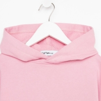 Худи для девочки KAFTAN "Basic line", размер 28 (86-92), цвет розовый