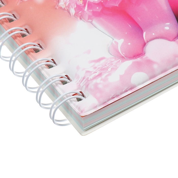 Записная книжка подарочная на гребне 80л,линия, цветной блок,обложка ПВХ 3D Кошка(17,6х13,5см) 105 Записная книжка подарочная на гребне 80л,линия, цветной блок,обложка ПВХ 3D Кошка(17,6х13,5см) 105