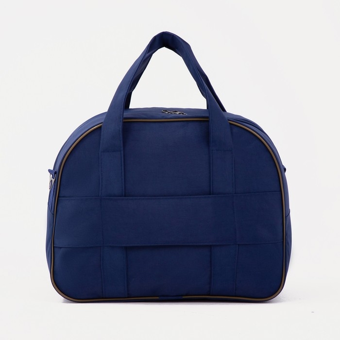 Чемодан малый 37 л (S), сумка дорожная на молнии, цвет синий Чемодан малый 37 л (S), сумка дорожная на молнии, цвет синий