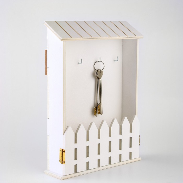 Ключница настенная «Белая», 22,5 х 30,5 х 5,7 см. Ключница настенная «Белая», 22,5 х 30,5 х 5,7 см.