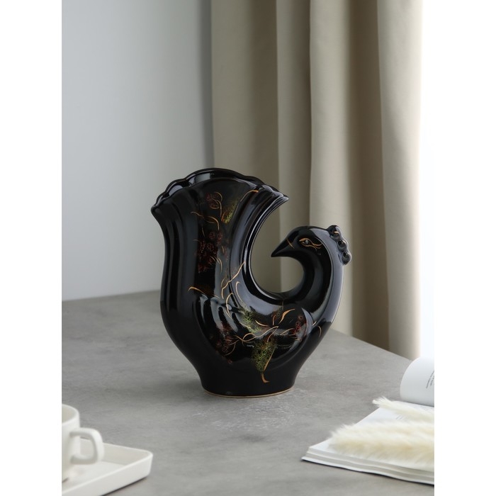 Ваза керамическая «Голубь», настольная, 25 см, микс Ваза керамическая «Голубь», настольная, 25 см, микс