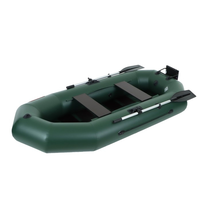 Лодка YUGANA R-260 PC ТР, реечная слань+транец, цвет олива Лодка YUGANA R-260 PC ТР, реечная слань+транец, цвет олива