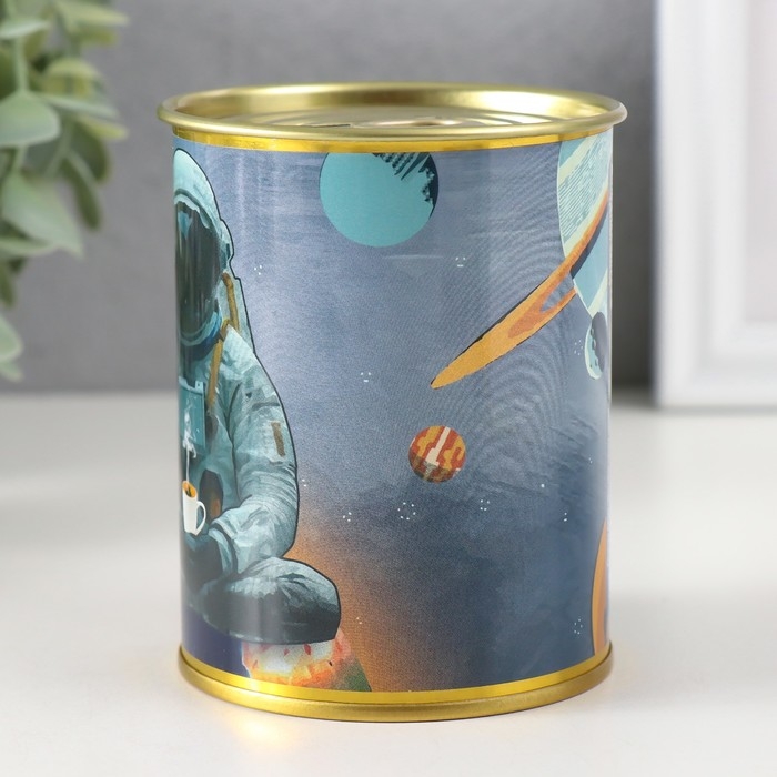 Копилка-банка металл Копилка-банка металл "Достич своих целей"