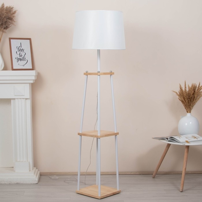 Торшер 88206/1 E27 40Вт белый 45х45х159 см