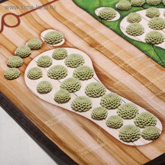 Массажный коврик, массажер для ног «Эко», 33 х 37 см Массажный коврик, массажер для ног «Эко», 33 х 37 см