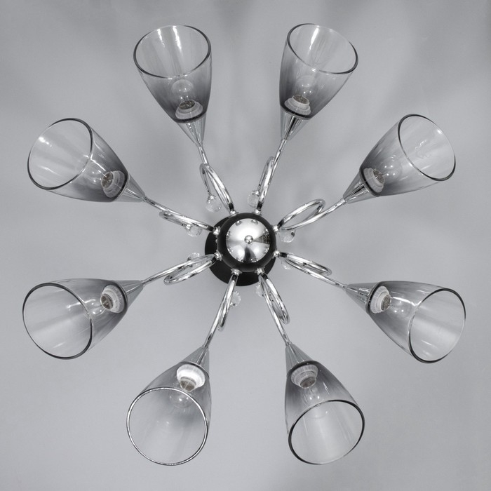 Люстра Люстра "Марианна" 8хЕ27 40Вт черный 77х77х33см BayerLux