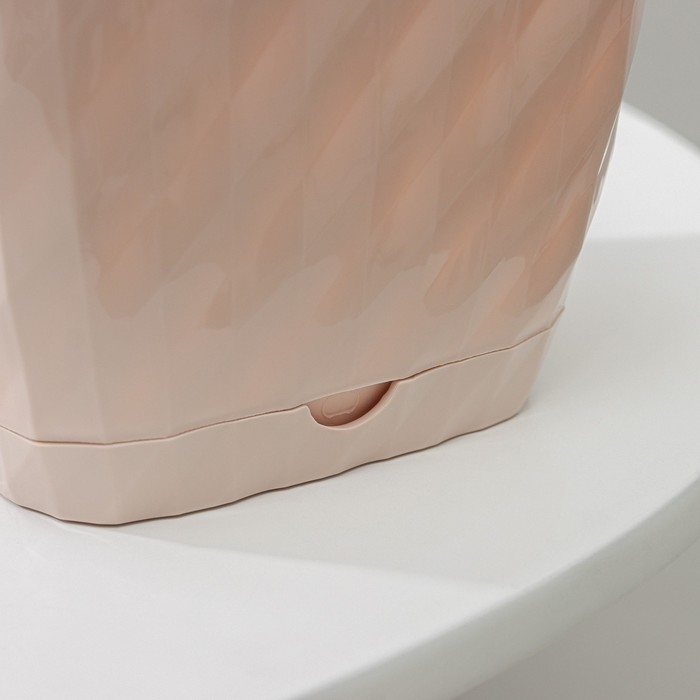 Горшок с поддоном «Классика», 1 л, бежевый Горшок с поддоном «Классика», 1 л, бежевый