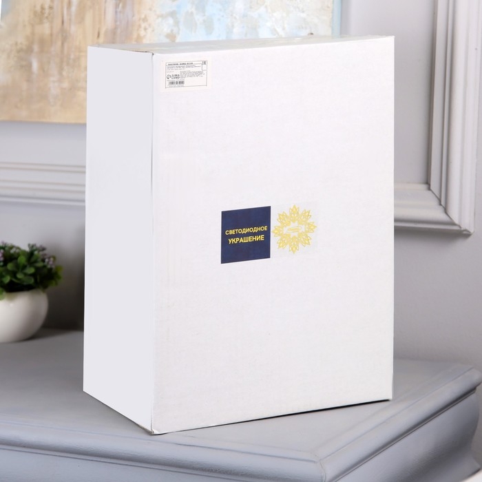 Светодиодная фигура «Мишка на доске» 25 × 35 × 19 см, акрил, 50 LED, 220 В, свечение белое Светодиодная фигура «Мишка на доске» 25 × 35 × 19 см, акрил, 50 LED, 220 В, свечение белое