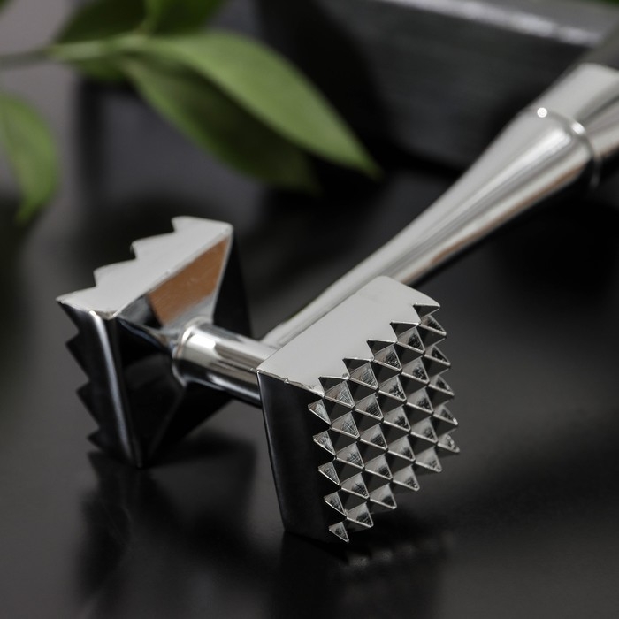 Молоток для мяса Доляна «Хром», 272 гр, цвет чёрный Молоток для мяса Доляна «Хром», 272 гр, цвет чёрный