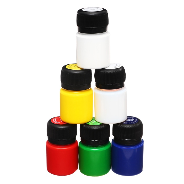 Набор красок по стеклу и керамике Decola: 5 цветов х 20 мл, 2 контура х 18 мл, разбавитель, 4041176 Набор красок по стеклу и керамике Decola: 5 цветов х 20 мл, 2 контура х 18 мл, разбавитель, 4041176