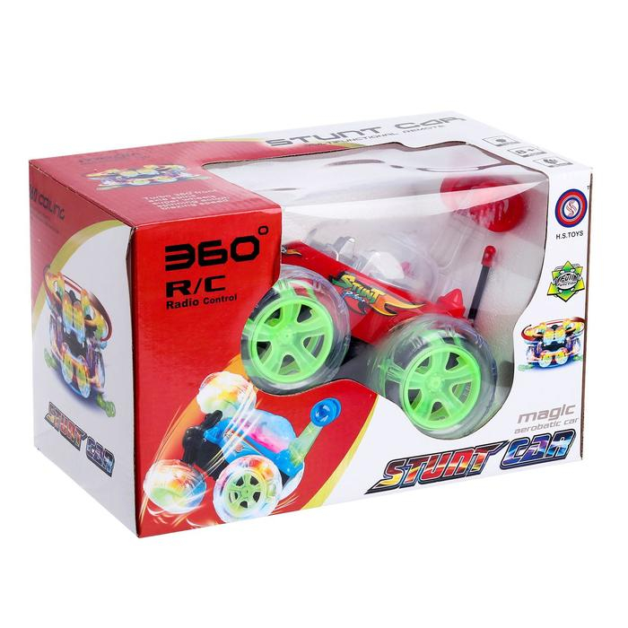 Перевёртыш радиоуправляемый «Трюкач», подсветка колёс, работает от аккумулятора, цвет синий Перевёртыш радиоуправляемый «Трюкач», подсветка колёс, работает от аккумулятора, цвет синий