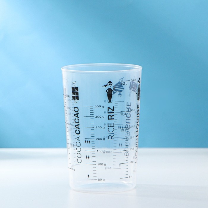 Стакан мерный «Весёлая кухня», 400 мл, цвет МИКС Стакан мерный «Весёлая кухня», 400 мл, цвет МИКС