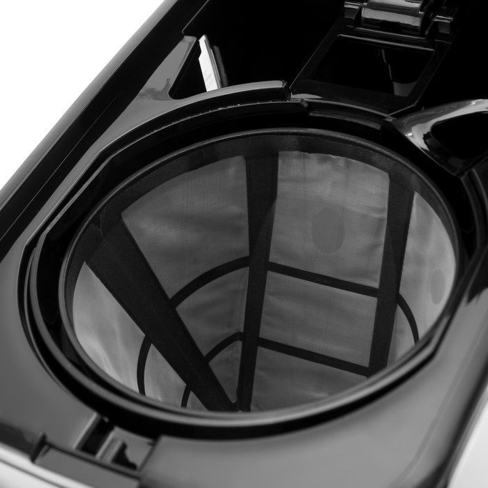 Кофеварка BRAYER 1125BR, капельная, 900 Вт, 1,25 л, чёрно-серебристая Кофеварка BRAYER 1125BR, капельная, 900 Вт, 1,25 л, чёрно-серебристая