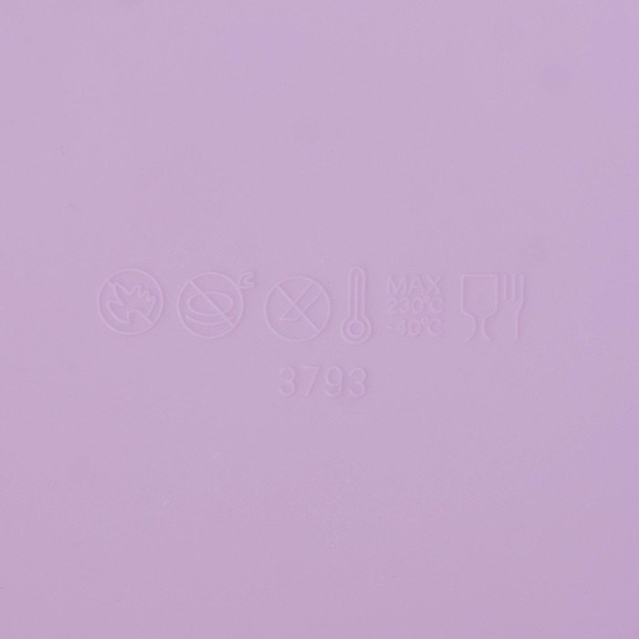 Форма для выпечки Доляна &laquo;Круг&raquo;, силикон, 22&times;3 см, внутренний d=20 см, цвет сиреневый