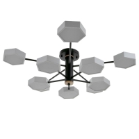 Люстра 1318/10WT LED 240Вт 3000-6000К белый 87х90х25 см BayerLux