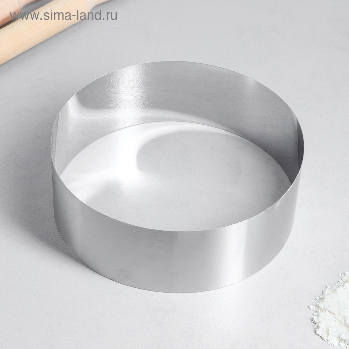 Набор форм для выпечки и выкладки «Круг», d-30, h-8,5 см, 4 шт Набор форм для выпечки и выкладки «Круг», d-30, h-8,5 см, 4 шт