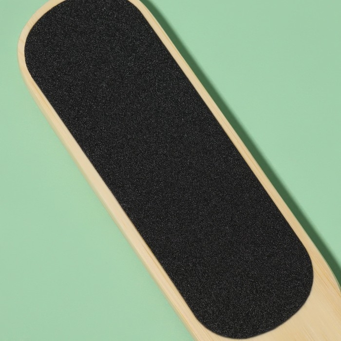 Пилка для ног «BAMBOO», наждачная, двусторонняя, 23 см, бамбуковая Пилка для ног «BAMBOO», наждачная, двусторонняя, 23 см, бамбуковая