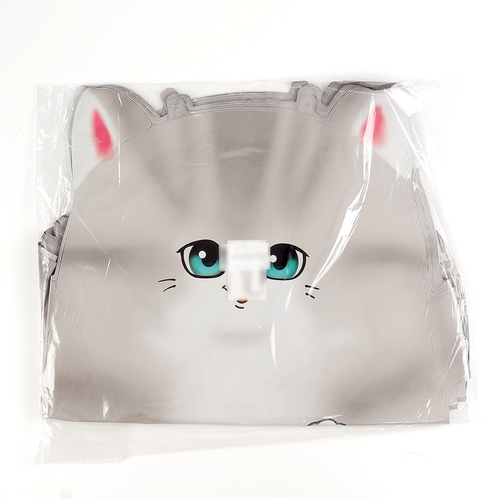 Воздушный шар фольгированный 28 Воздушный шар фольгированный 28" «Серый котик», набор 50 шт.